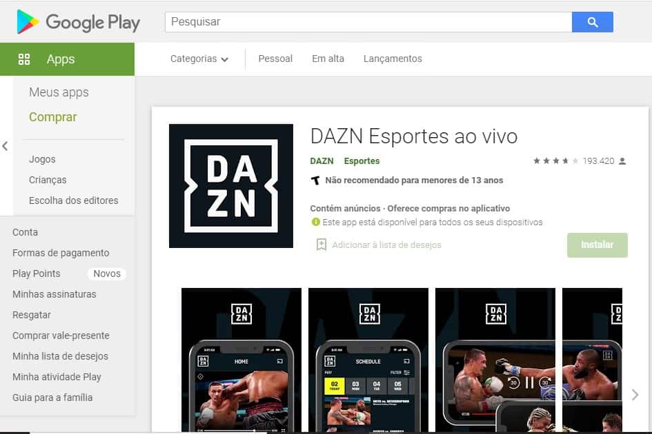 aplicativos para ver futebol ao vivo